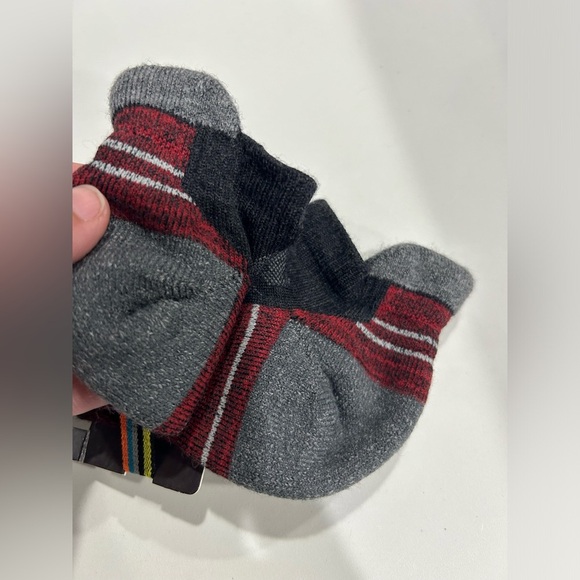 Smartwool Women's Hike Light Cushion Unisex Low Ankle Socks Charcoal NWT - Picture 5 of 6